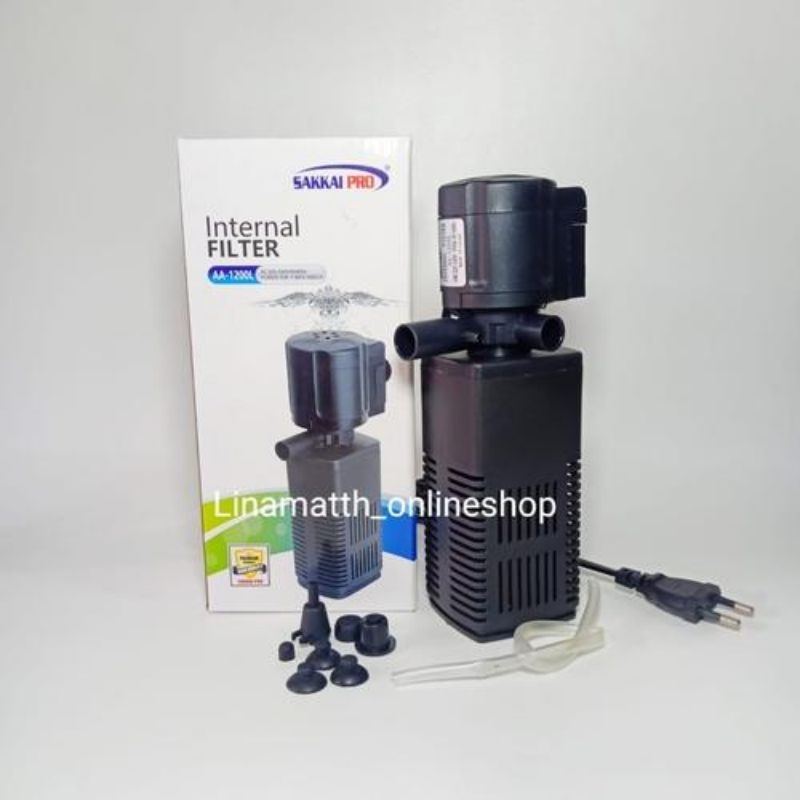 Pompa Aquarium Internal Filter AA-1200L SAKKAI PRO