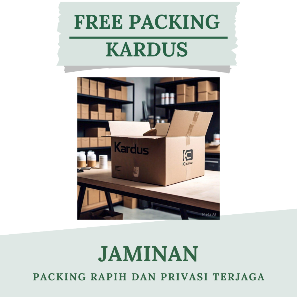 

Gratis Packing Kardus + Privasi Terjaga