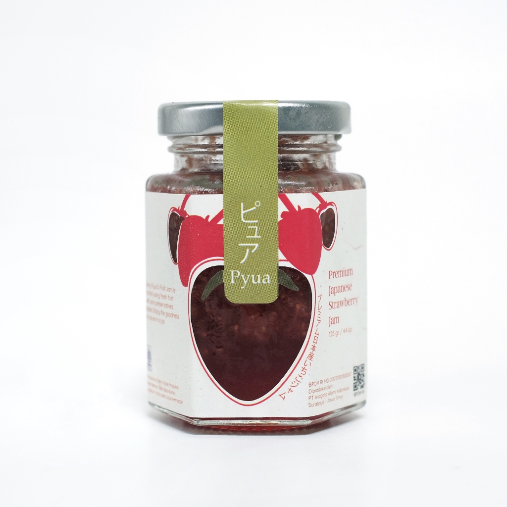 

Pyua Selai Buah Asli - Premium Japanese Strawberry Jam | Tanpa Pengawet | Gula Asli | Real Fruit Jam