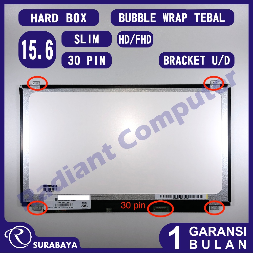 LCD LED Toshiba Satellite S55-C, S55T-C No Touchscreen