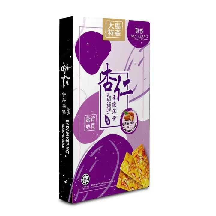 

Biskuit Almond Ban Heang Almond Slice Original Flavour