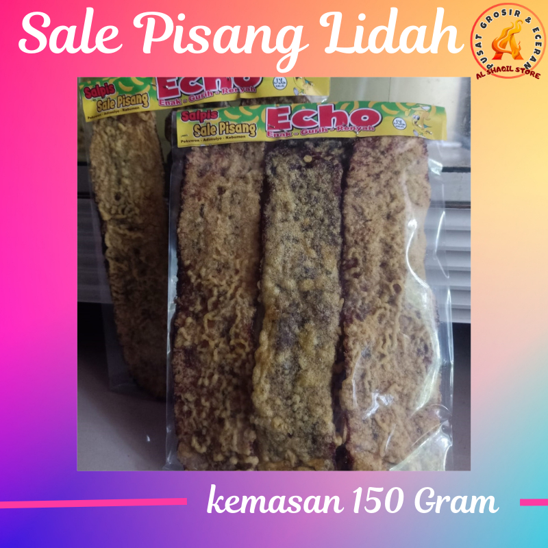 

Cemilan Sale Pisang Goreng Kering Manis Khas Kebumen 150gram