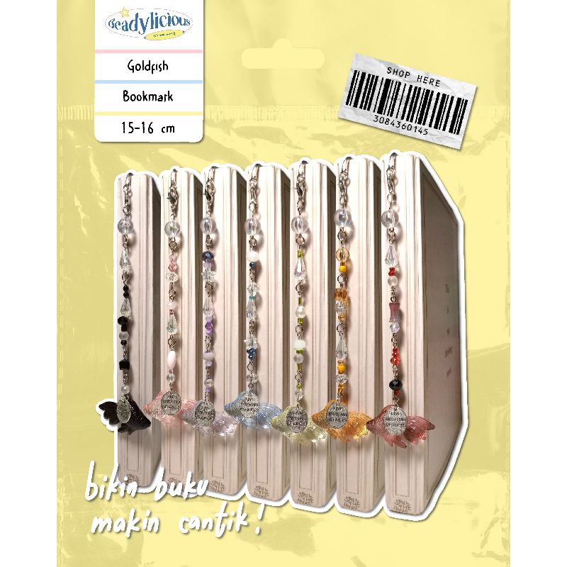 

Goldfish Bookmark - Pembatas Buku Manik Manik Beadylicious