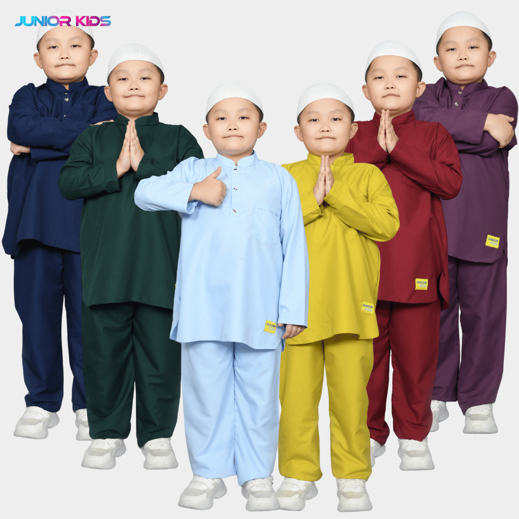 Upin Ipin series baju koko anak laki laki lengan panjang usia 1-10 tahun