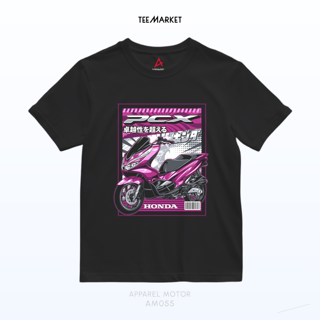 AM055 Kaos Motor PCX 150 - Baju Bikers by Apparel Motor