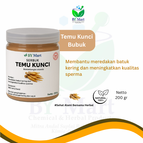 

BY KIMIAHERBAL Temu Kunci Bubuk Tanpa Campuran (250gr) (500gr) (1kg) Obat Herbal Alami