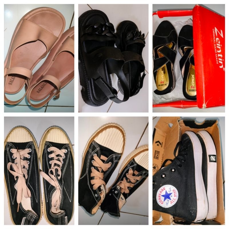 Preloved Sendal / Preloved Sepatu / Katalog Sendal dan Sepatu