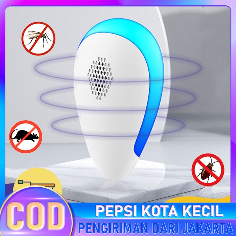Alat Pengusir Tikus Kecoa Serangga Nyamuk Kecoak Elektronik Ultrasonic Alat Pengusir Lalat