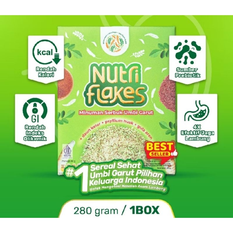 

Nutriflakes Minuman Serbuk Umbi Garut