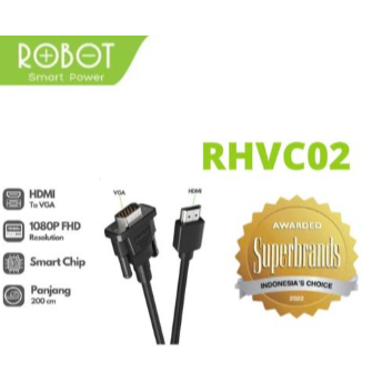 Kabel HDMI Robot RHVC02 Kabel HDTV To VGA M/M 2 Meter