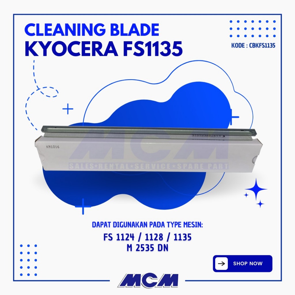 CLEANING BLADE MESIN KYOCERA FS 1124 1128 1135 M 2535 - CBKFS1135