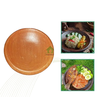 Cobek Tanah Liat Multifungsi Cobek Bakar Cobek Sambal Bakar Cobek Tanah Liat Coet Tanah Liat Merah p