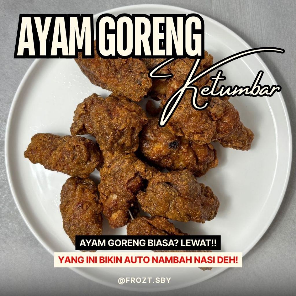

AYAM GORENG KETUMBAR | Frozen Homemade Praktis Lauk Siap Saji