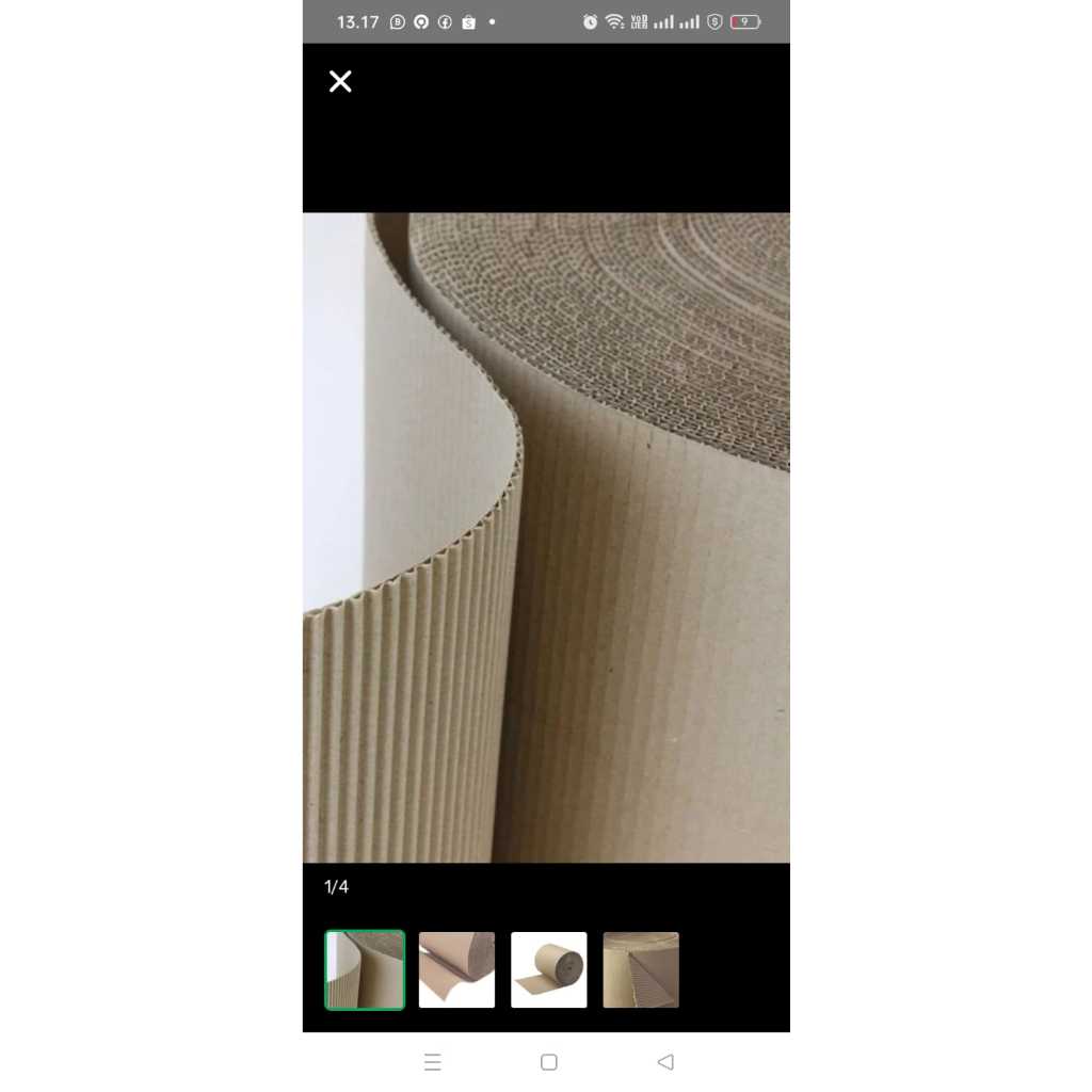 

Kardus Roll 20 KG (single face)