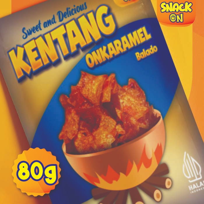 

Snack On Keripik Kentang Balado 180g