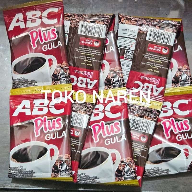 

KOPI ABC PLUS KOPI 2IN1 1RENCENG ISI 10 BERAT 18GR