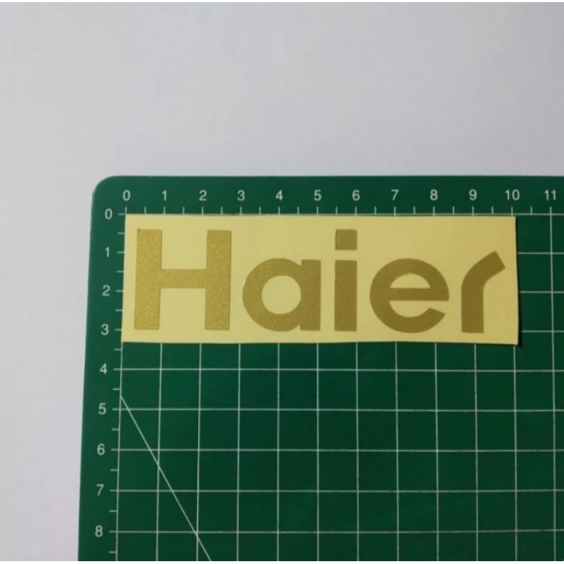 

stiker cutting haier