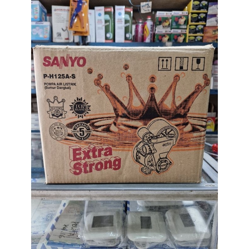 Sanyo P-H125A-S Pompa Air Otomatis / Pompa Air Otomatis Sanyo