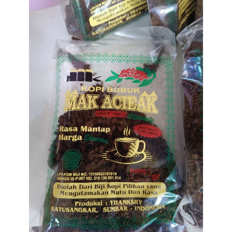 

Best Seller Kopi itam Mak Acieak 100gr