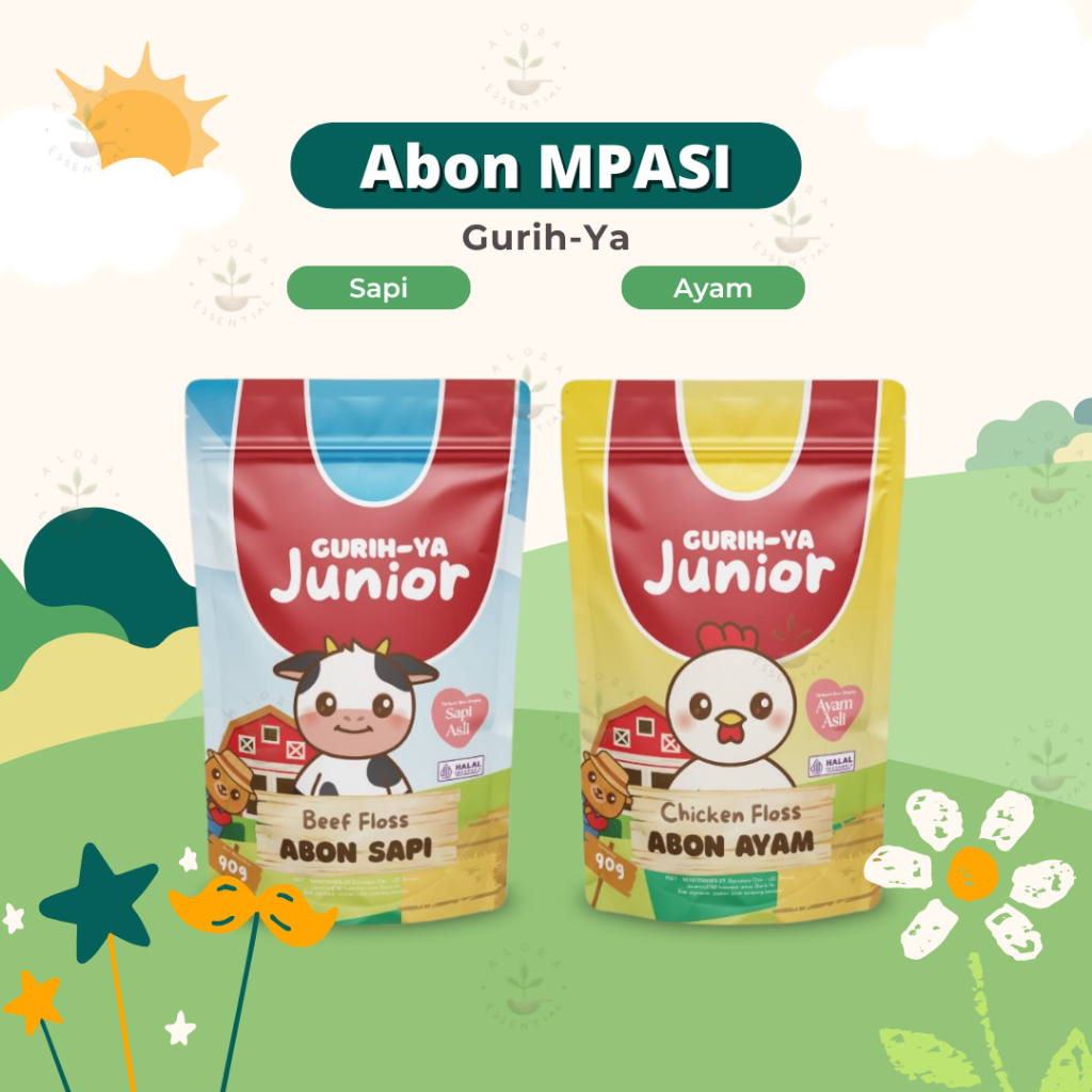 

Gurihya Junior Abon MPASI 15g Tanpa MSG - Abon Anak Non MSG Halal MPASI