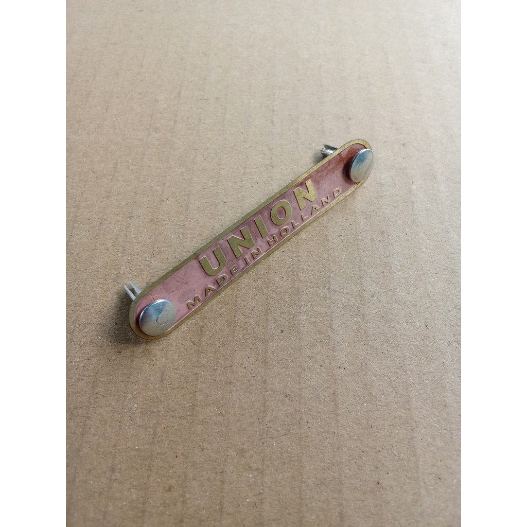 Emblem Sadel Sepeda Onthel UNION untuk onthel