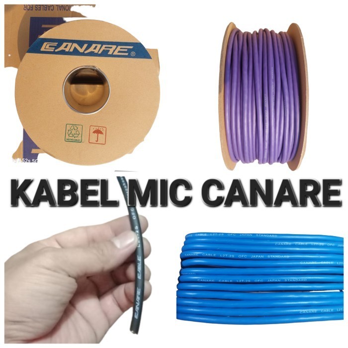 Kabel Canare Audio L2T2S L2T 2S Besar Xlr Akai Kanare Gitar 1 Roll