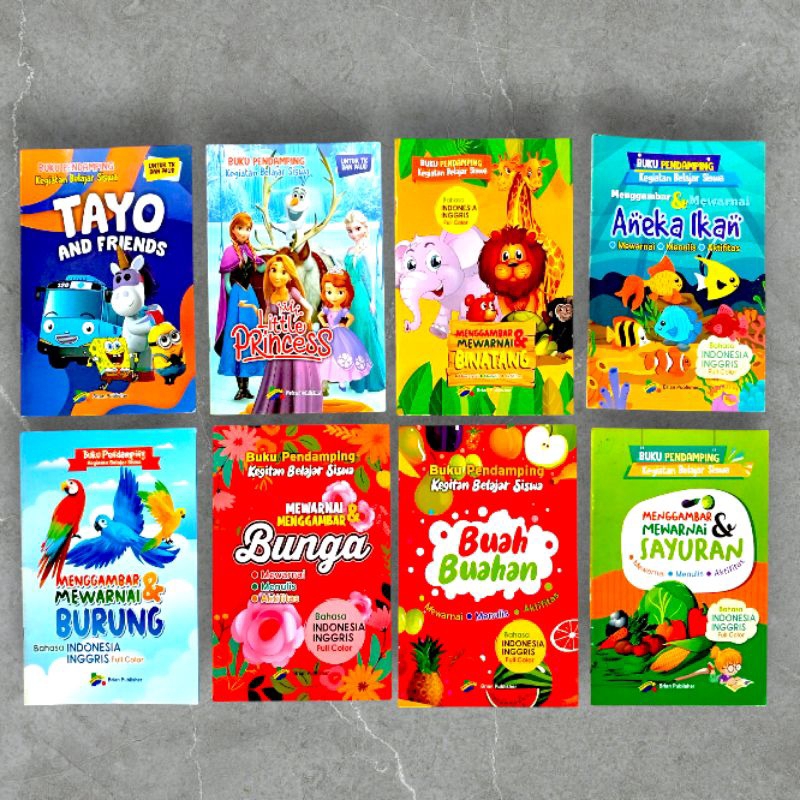 Buku Mewarnai Anak Paud dan TK - Brian Publisher