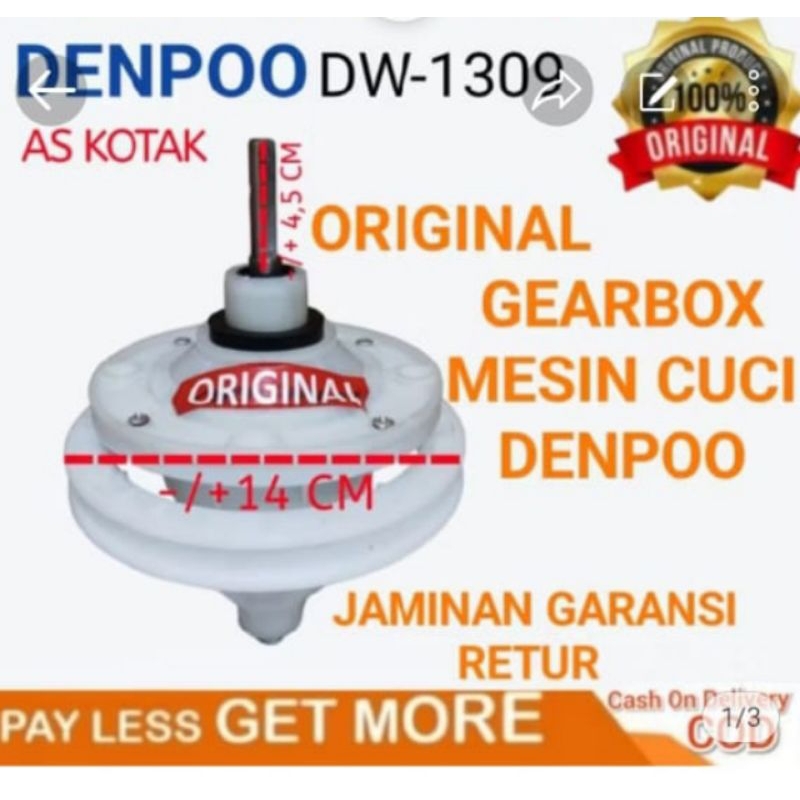 gearbox mesin cuci / denpo DW - 1309