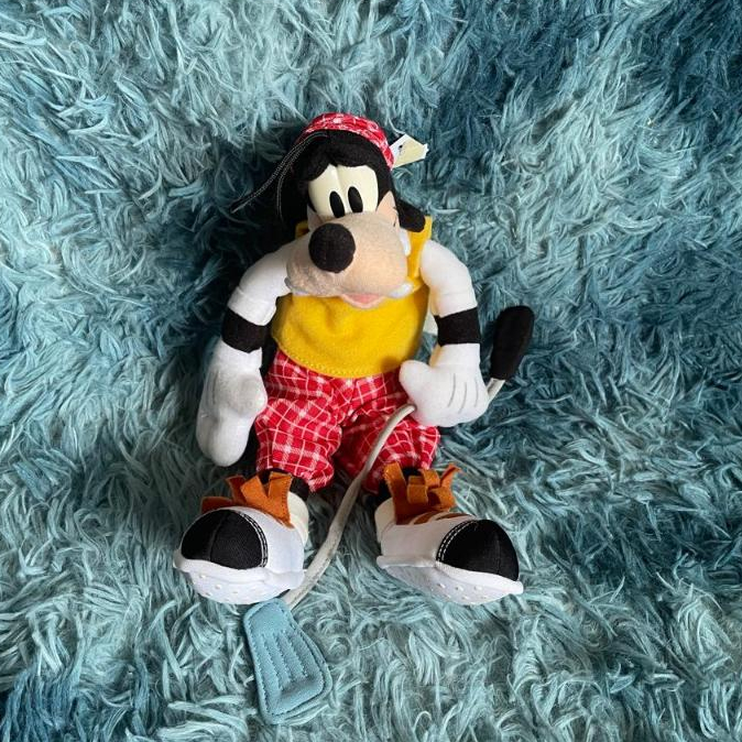 Boneka Vintage Goofy Golfing Disney brand Pudar