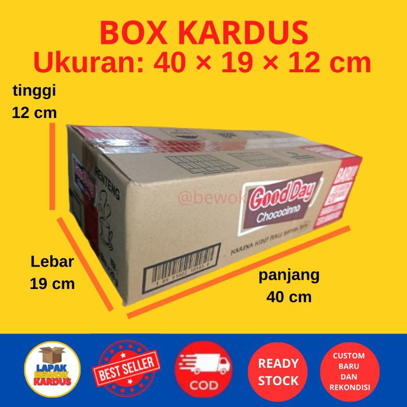 

kardus kopi isi 50 Uk 40 × 19 × 12 cm 1 play rekondisi