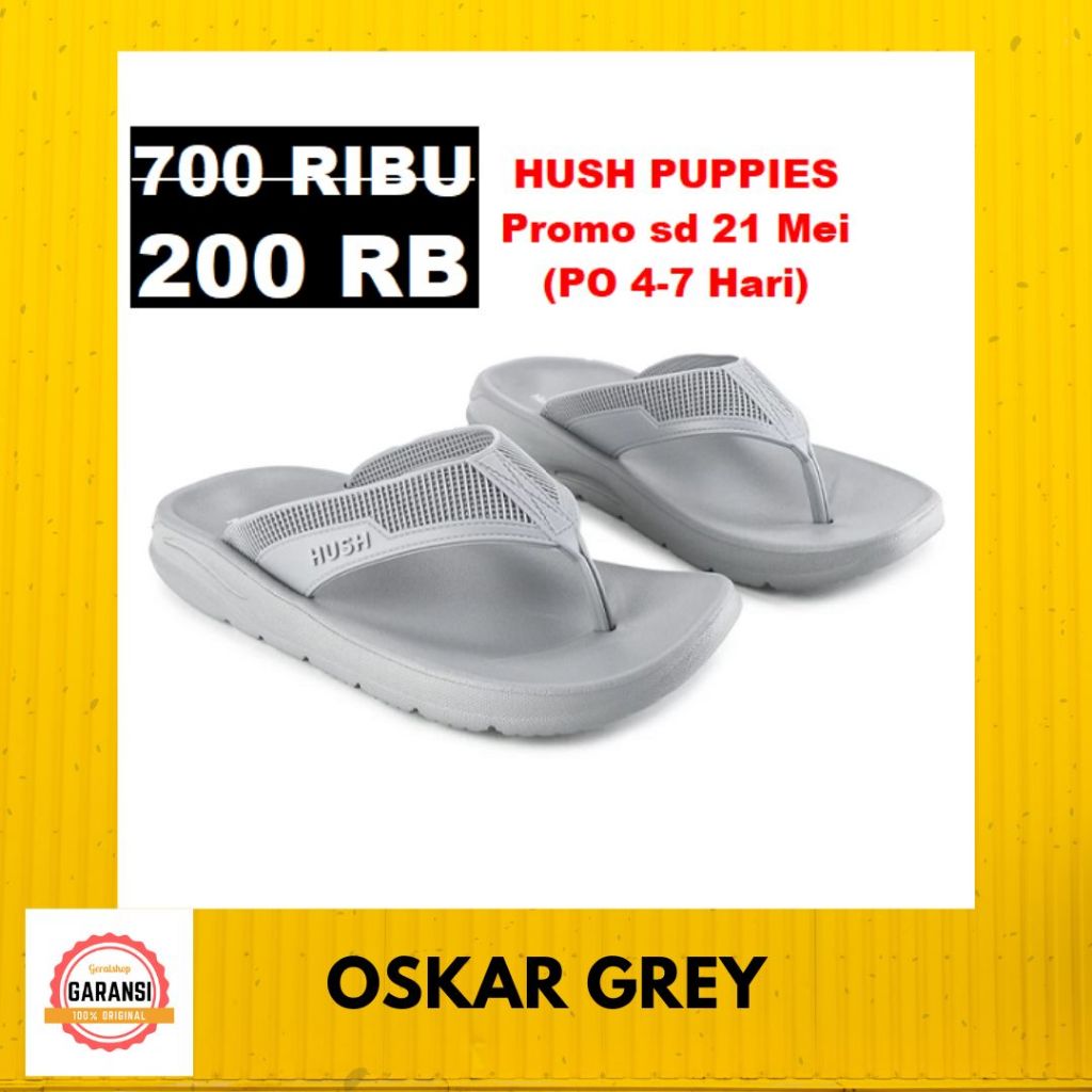 Sandal Hush Puppies pria 100% original seri OSKAR