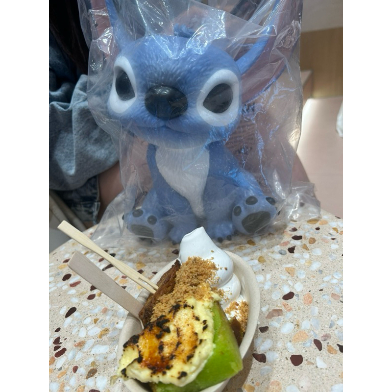 lilo and stitch xxi 100% ori Lilo and stitch disney XXI cafe drinking bottle glass + straw Tumbler w