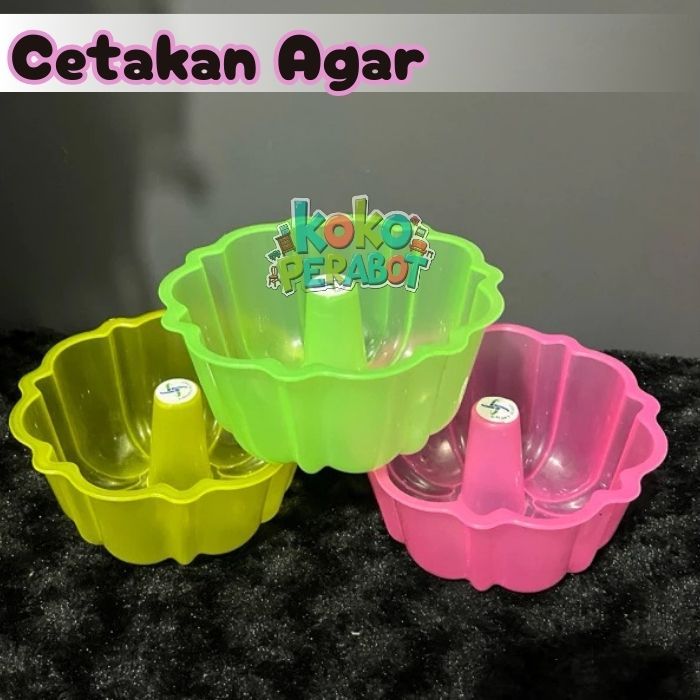 Paket 1 Lusin Cetakan Agar/Cetakan Agar Flo/Cetakan Puding/Cetakan Bolu Bunga/Transparan/Besar