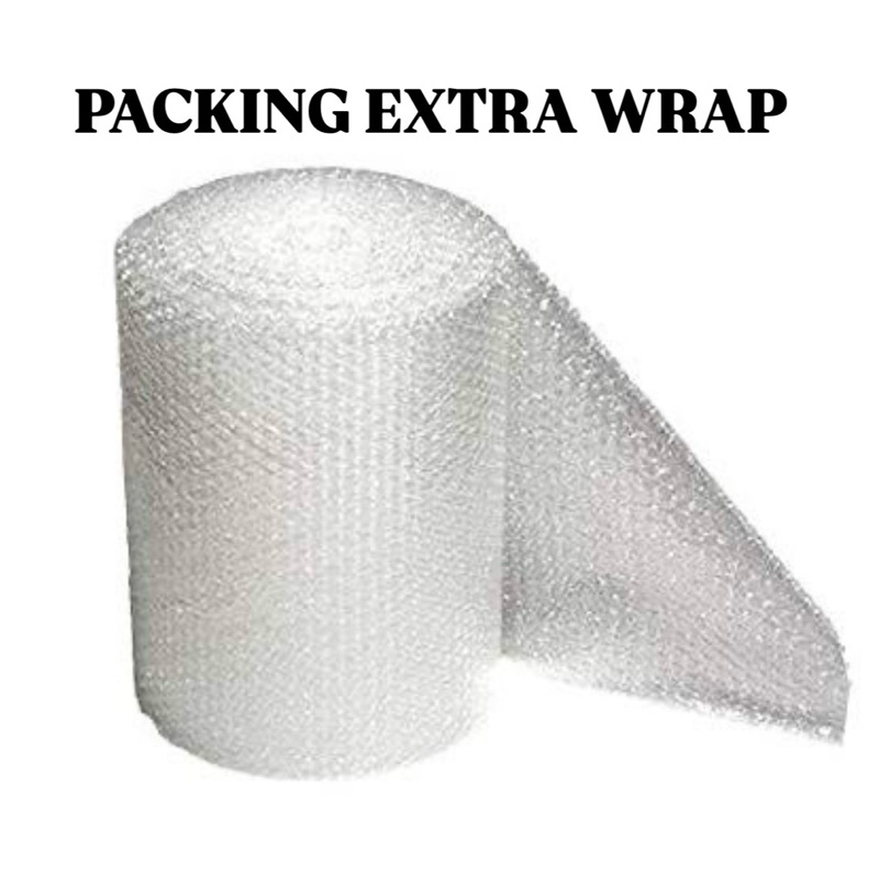 

EXTRA BUBBLE WRAP (GARANSI REFUND JIKA PECAH)