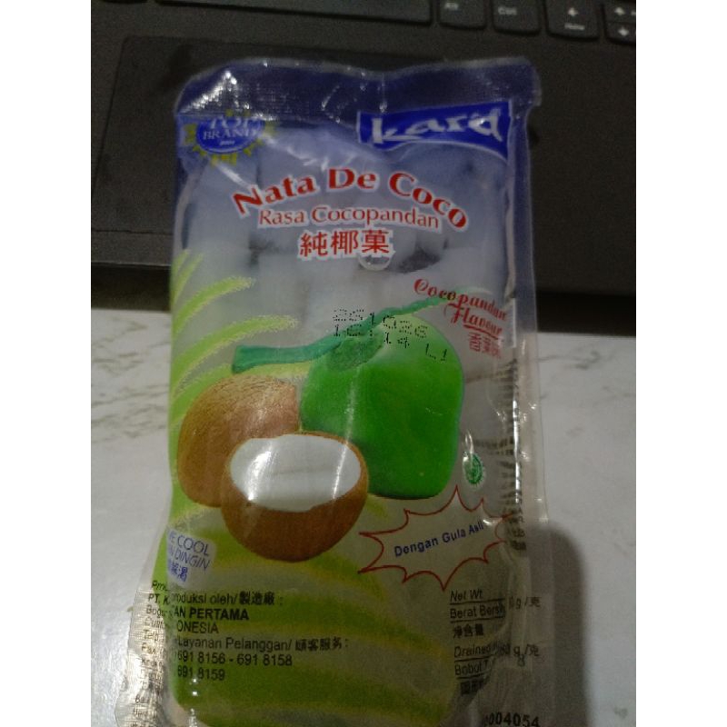 

KARA Nata De Coco 360gr rasa Cocopandan Sari kelapa nata de coco santan
