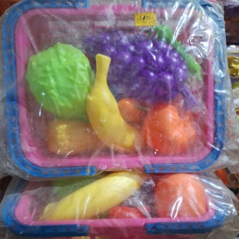 MAINAN BUAH BUAHAN KERANJANG