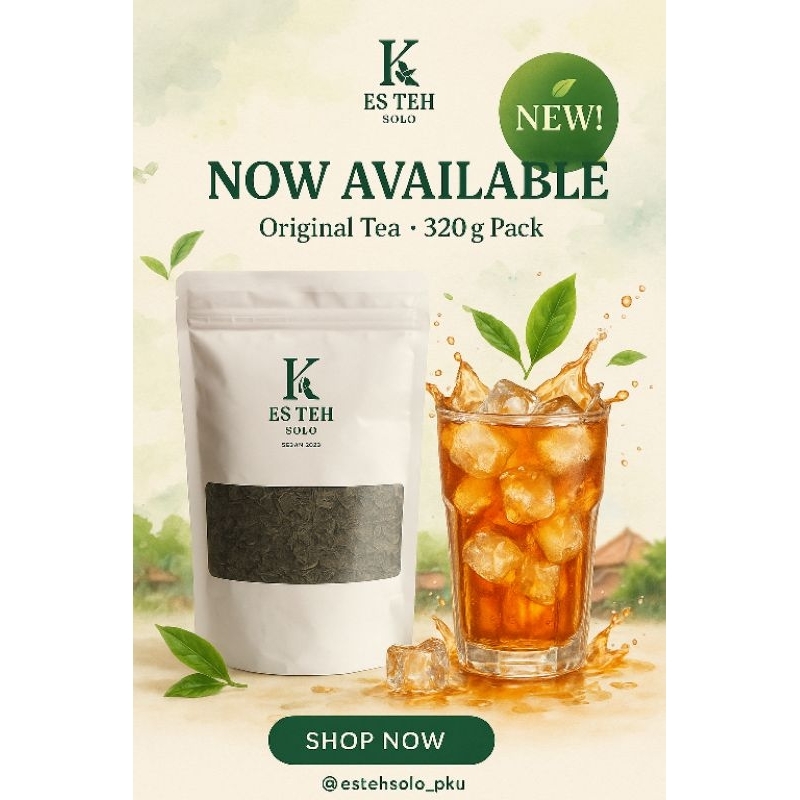 

Bahan baku Teh SOLO original 320g