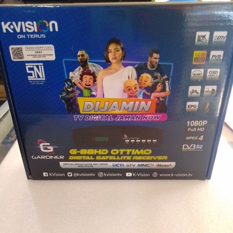 KVISION RECEIVER G-88HD OTTIMO/KVISION RECEIVER gardiner