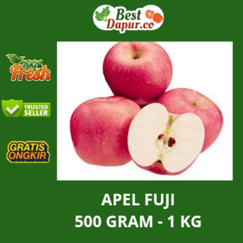 

APEL FUJI -- 1 KG ISI 5-6 BUAH -- Best Dapur .Co