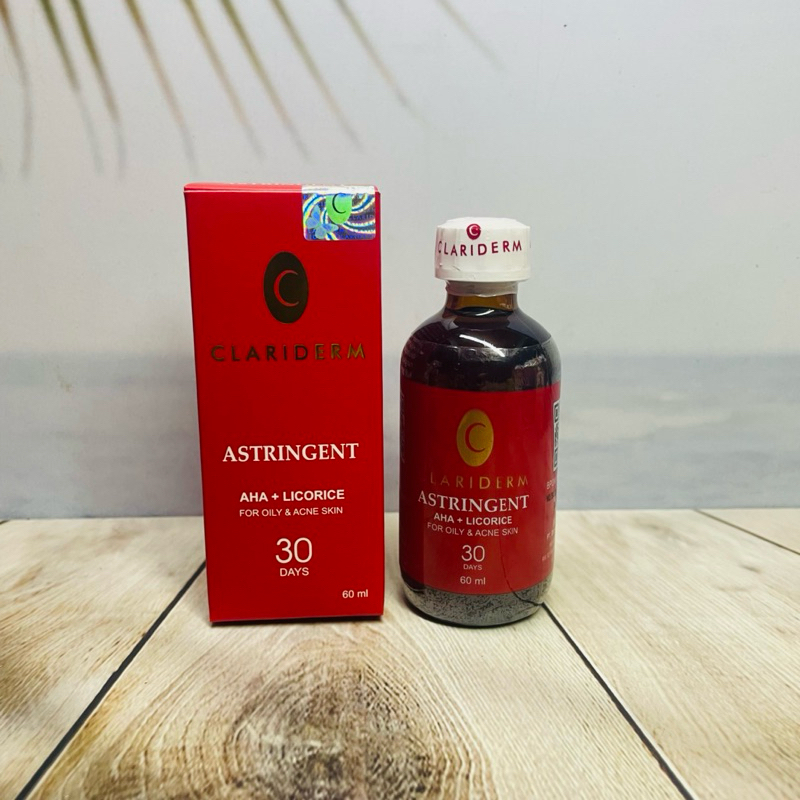 Toner Clariderm Original 100% Bpom / Alkohol Clariderm