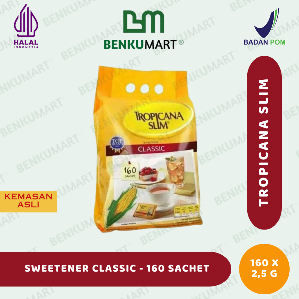 

Sweetener CLASSIC Tropicana Slim 160 sch x 2,5 gr