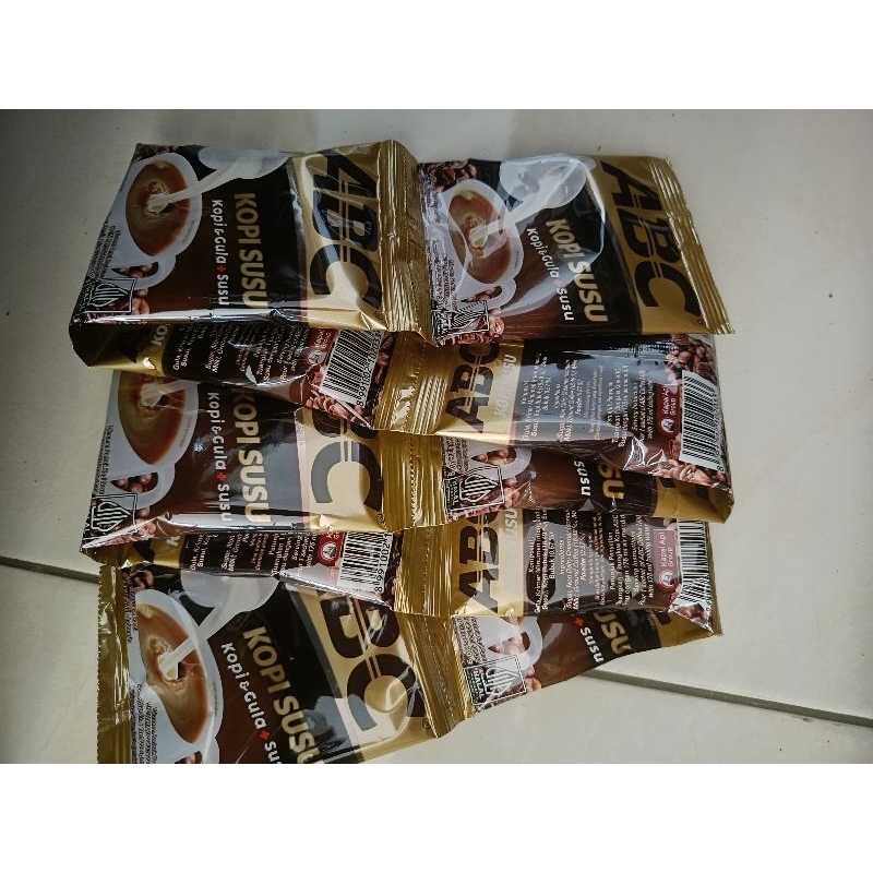

[1 RENTENG ISI 10 SACHET] KOPI ABC SUSU 30gr