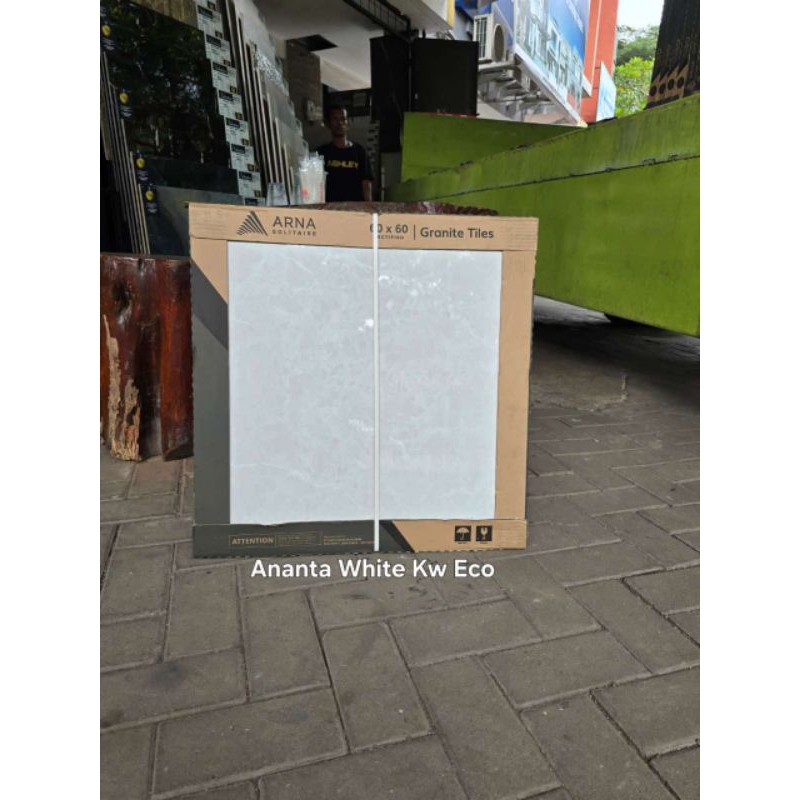 GRANITE LANTAI 60X60 ANANTA WHITE | GLOSSY | ARNA