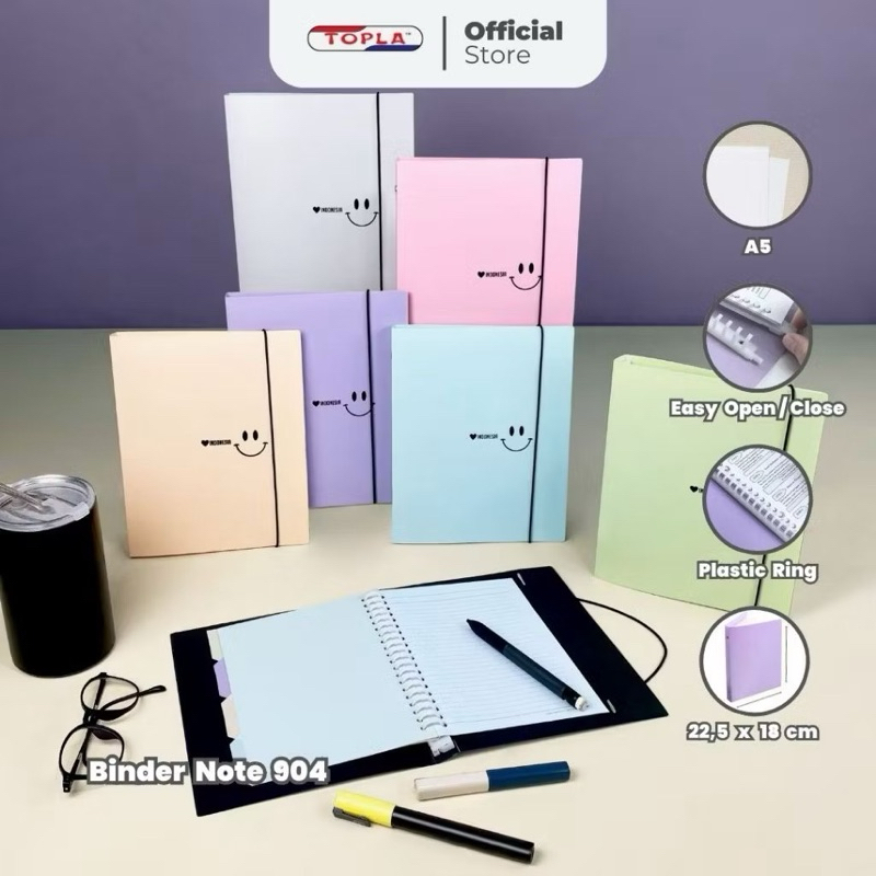 

TOPLA Binder 904 A5 Warna Pastel - Buku Catatan, Jurnal, dan Agenda Multifungsi