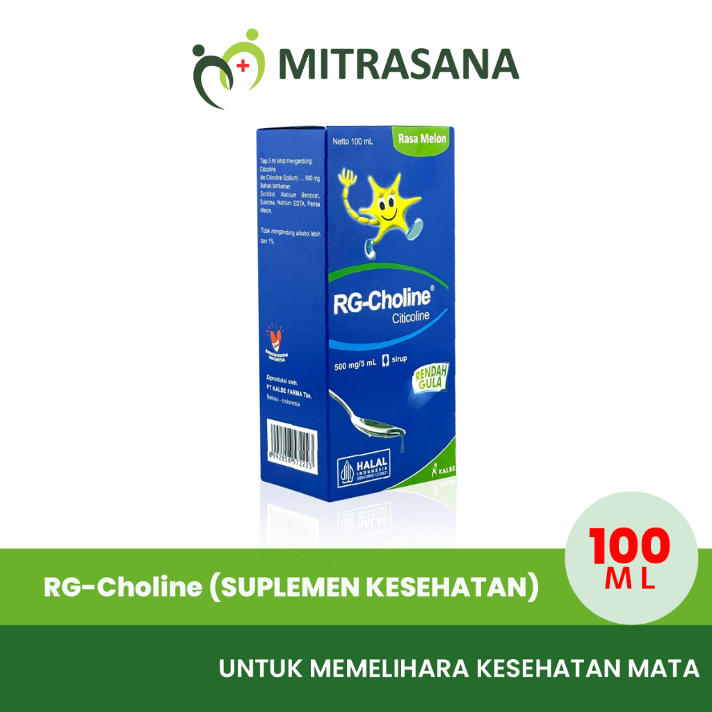 RG Choline Sirup 100 mL - Suplemen Kesehatan Mata