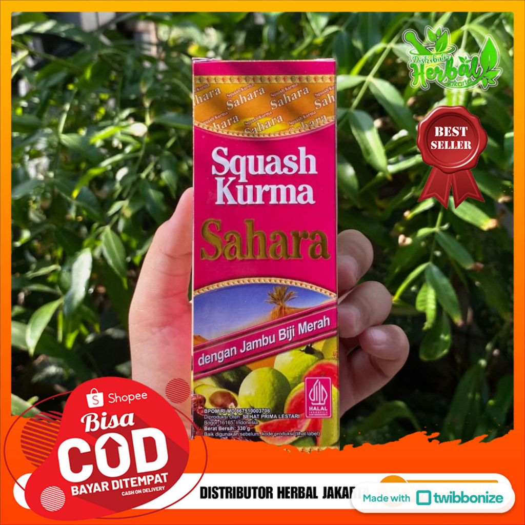 

Squash Sari Kurma Sahara dengan Jambu Biji Merah