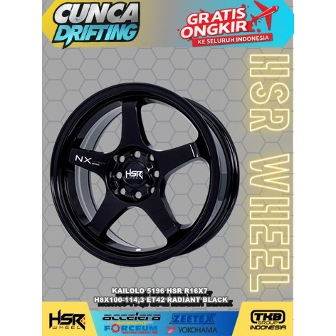 Velg TE37 R16 velg racing hsr ring 16 bisa untuk yaris jazz mobilio xenia city
