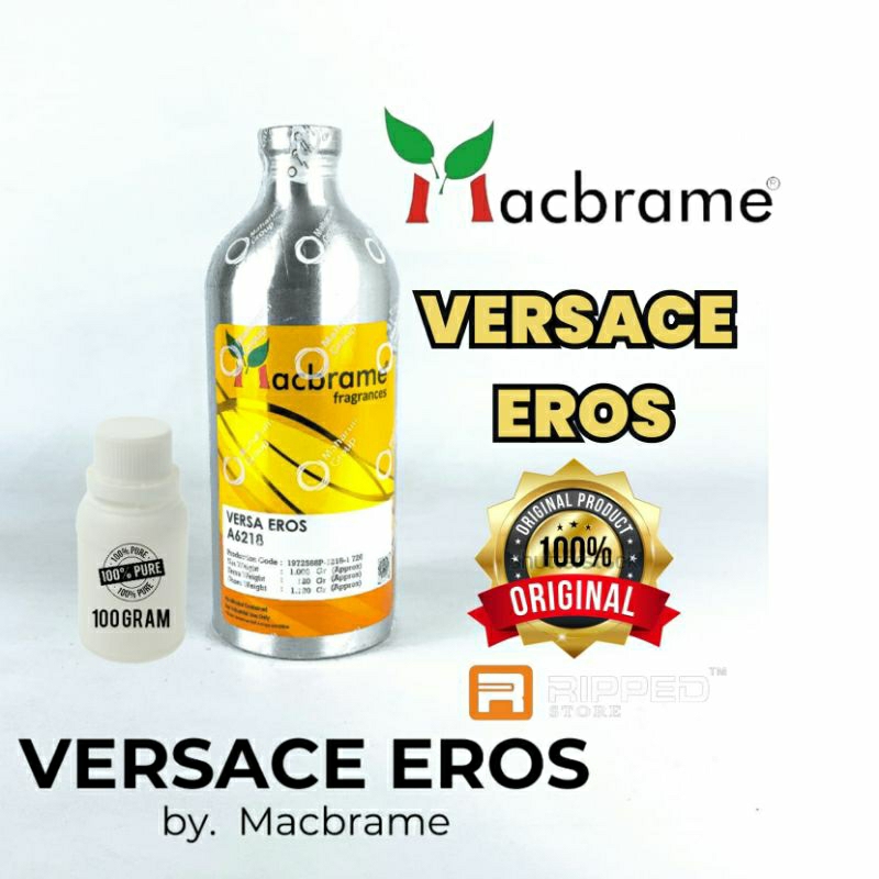 (100ML) Versa Eros Bibit Parfum Murni Versace Eros | By Macbrame Original
