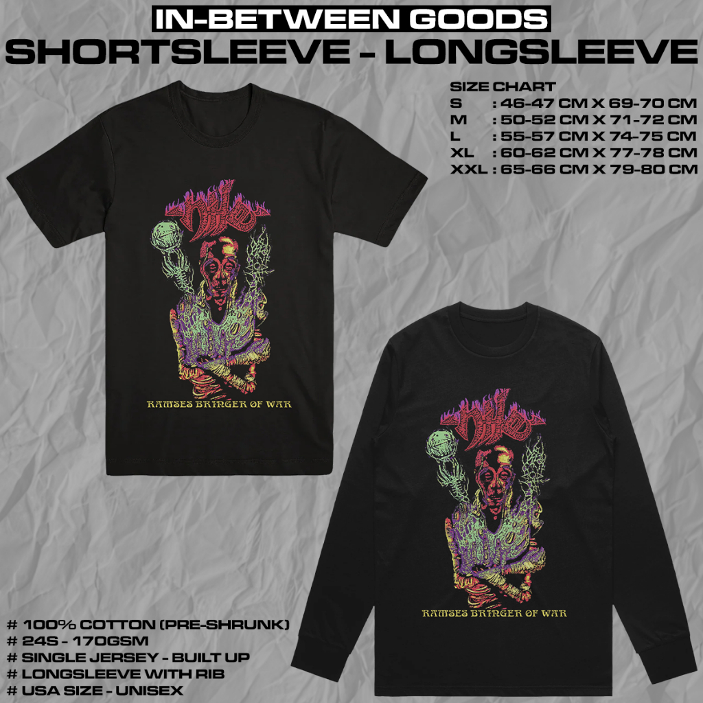 NILE - RAMSES BRINGER OF WAR | T-SHIRT | LONGSLEEVE | BAND MERCH