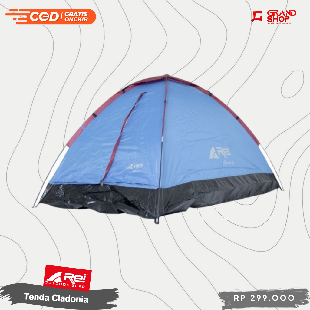 Tenda Camping Lipat Cladonia Kapasitas 2 Orang Arei Outdoorgear